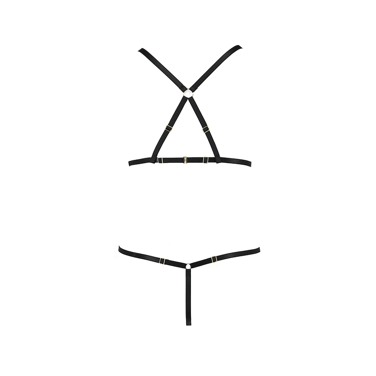 CONJUNTO DE 2 PEÇAS ARMANDA PRETO DEVIL COLLECTION PASSION - 36-38 S/M 4