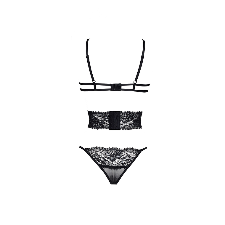 CONJUNTO BODY NOELE PRETO BEAUTY NIGHT FASHION - 36-38 S/M 10