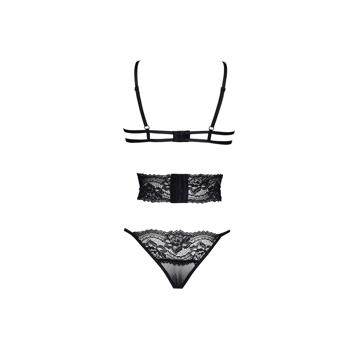 CONJUNTO BODY NOELE PRETO BEAUTY NIGHT FASHION - 40-42 L/XL 10