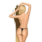 TANGA CLASSIFIED PENTHOUSE PRETA - 40-42 L/XL - thumbnail 2