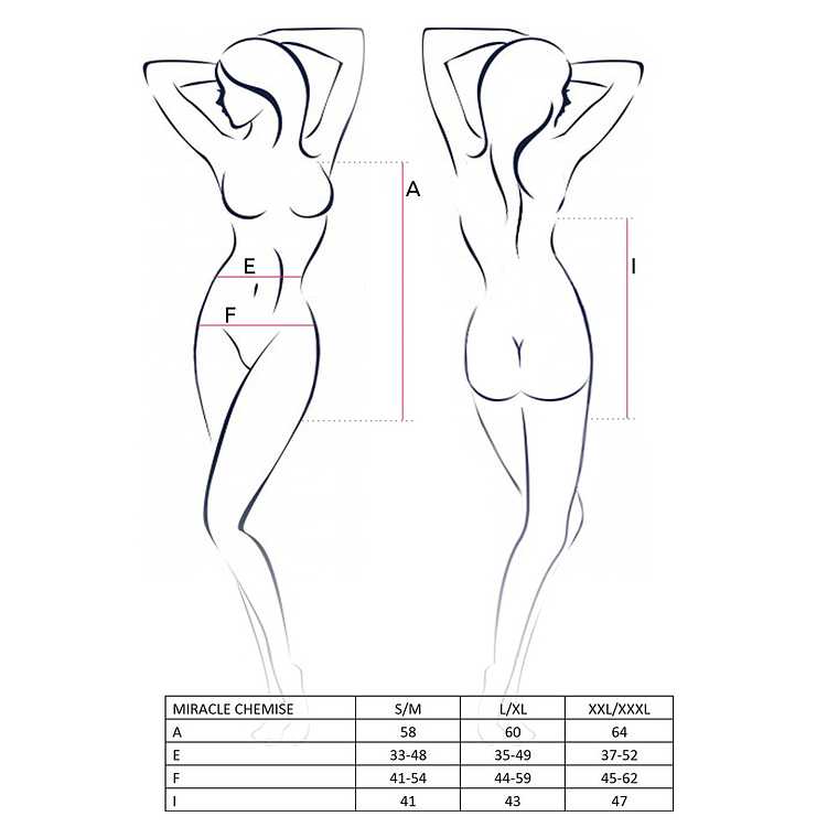 CAMISA DE NOITE E TANGA MIRACLE PRETO PASSION - 36-38 S/M 2