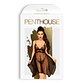 CAMISA DE NOITE E TANGA NAUGHTY DOLL PENTHOUSE PRETA - 38-40 M/L - thumbnail 3