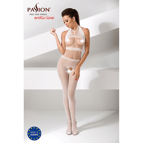 CATSUIT BS048 BRANCO EROTIC LINE PASSION  - T. ÚNICO