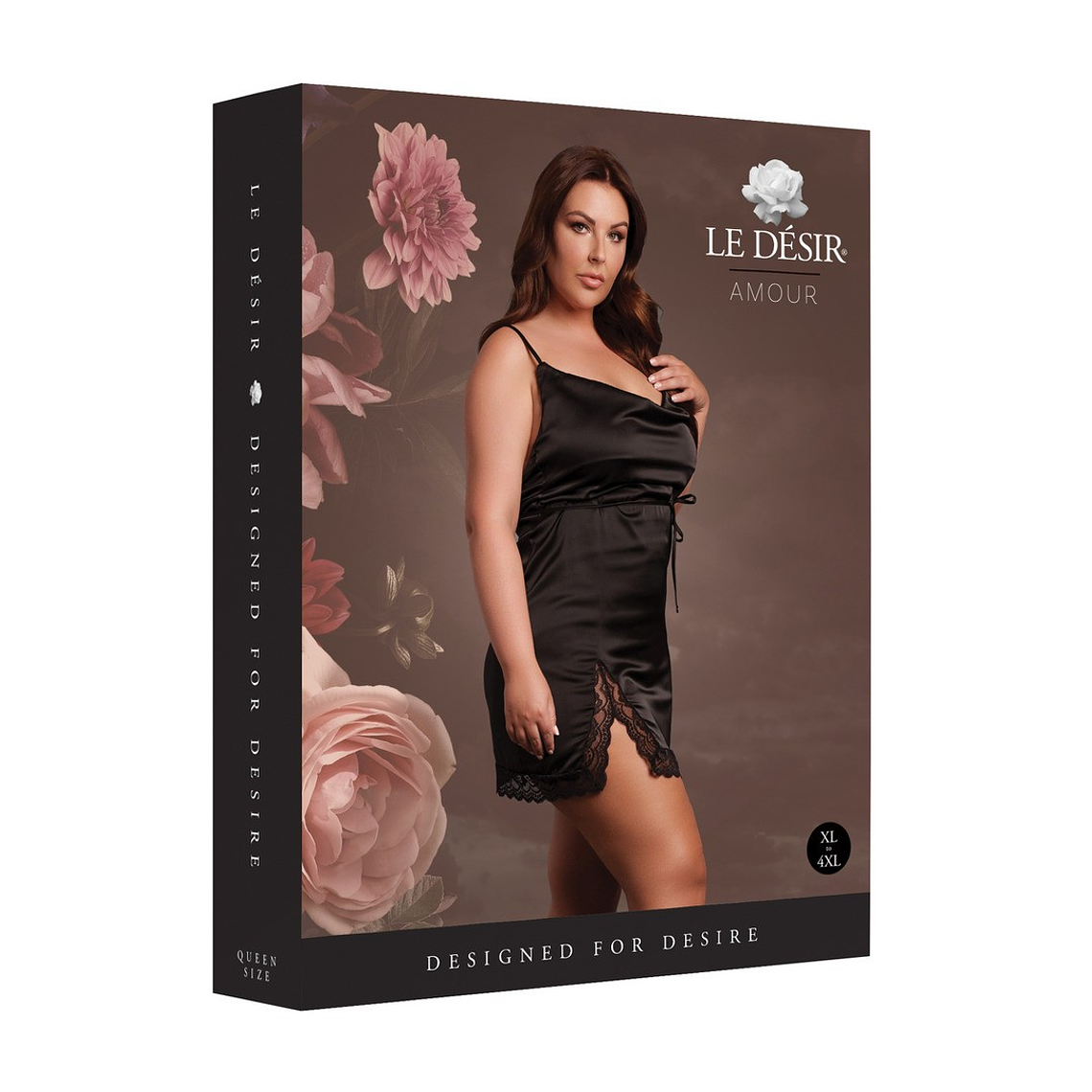 VESTIDO OPEN BACK PRETO TAMANHO QUEEN LE DÉSIR - 42 XL 2