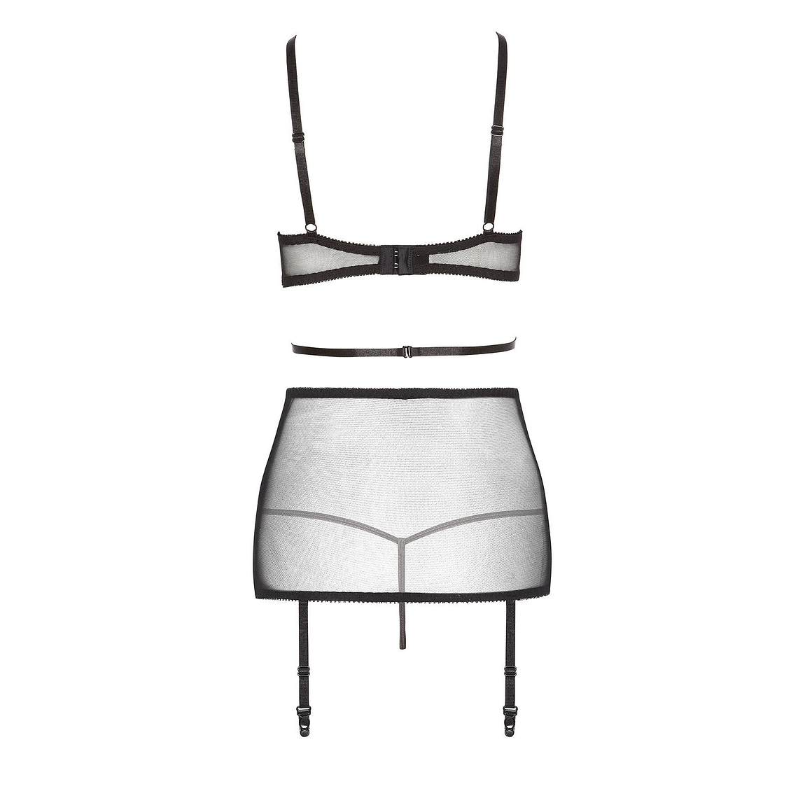 CAMISA DE NOITE E TANGA EVANGELINA VERMELHO BEAUTY NIGHT FASHION - 36-38 S/M 9