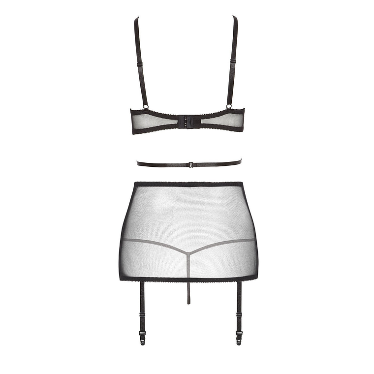 CAMISA DE NOITE E TANGA EVANGELINA VERMELHO BEAUTY NIGHT FASHION - 36-38 S/M 9