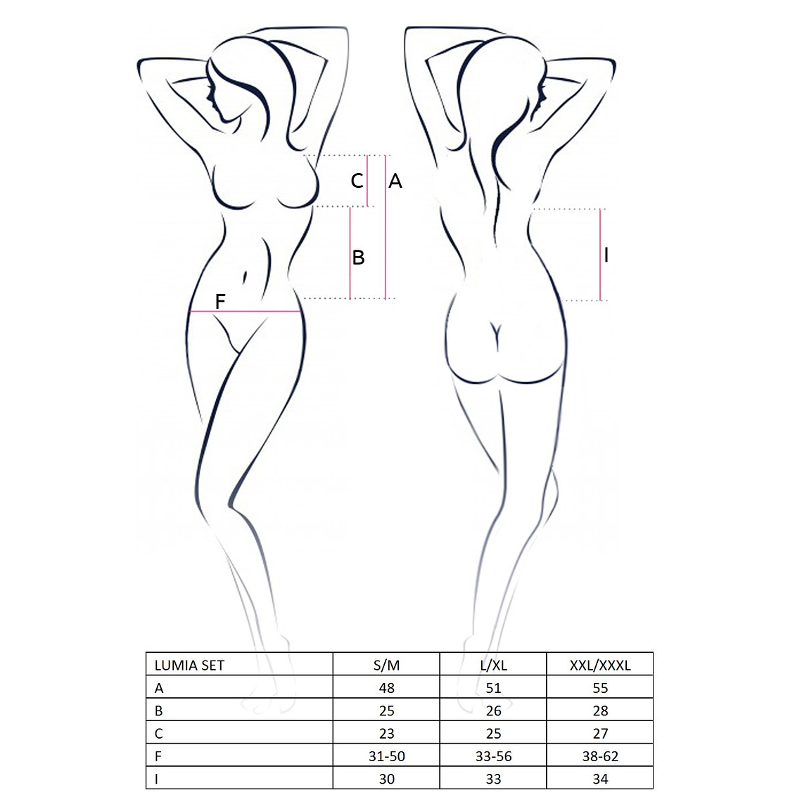 CONJUNTO DE 2 PEÇAS LUMIA PRETO PASSION - 44-46 XXL/3XL 2