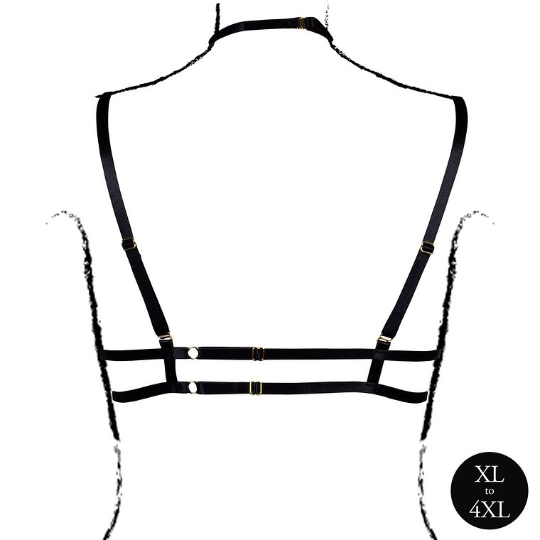 SUTIÃ TRIANGLE PRETO TAMANHO QUEEN LE DÉSIR - 42 XL 6