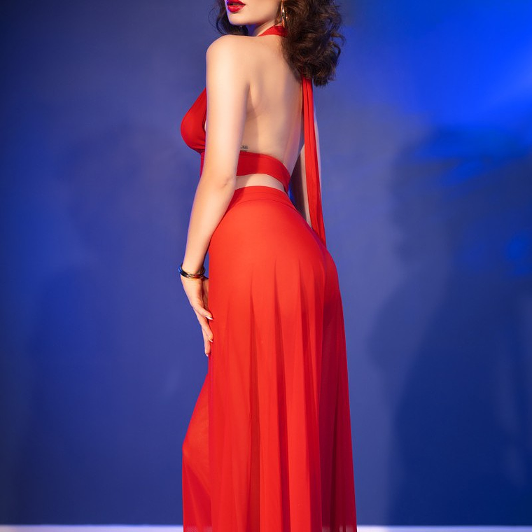 CONJUNTO DE 3 PEÇAS CR-4857 VERMELHO CHILIROSE - 36 S 2