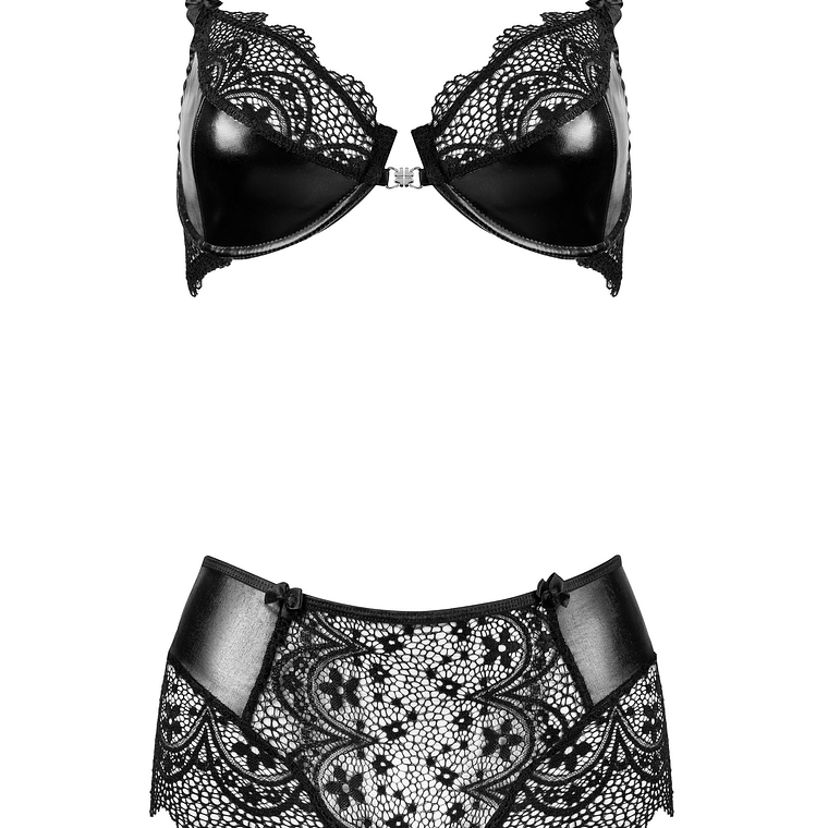 CONJUNTO DE 2 PEÇAS CHARM SET PRETO BEAUTY NIGHT FASHION - 40-42 L/XL 7