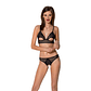 CONJUNTO DE 2 PEÇAS CHRISTA PRETO EROTIC LINE PASSION - 44-46 XXL/3XL - thumbnail 1