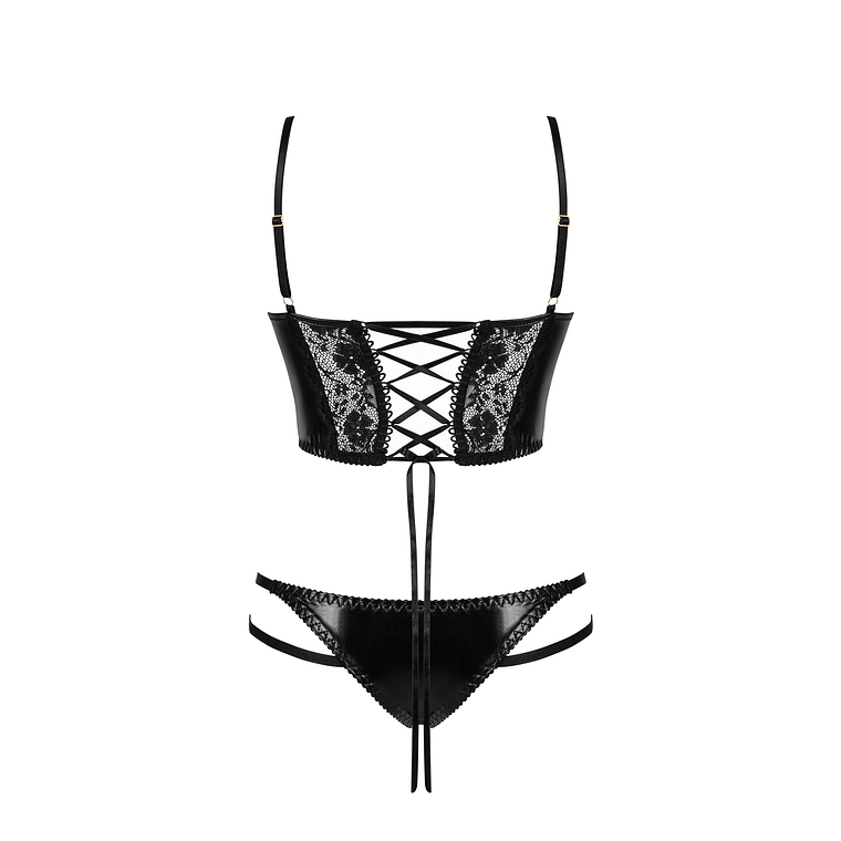 CONJUNTO DE 2 PEÇAS NIRVINA PRETO BEAUTY NIGHT FASHION - 36-38 S/M 13