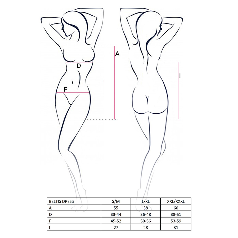 VESTIDO BELTIS PRETO PASSION - 36-38 S/M 3