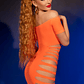 MINI VESTIDO CR-4704 LARANJA CHILIROSE - 36-38 S/M - Thumbnail 3