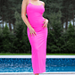 VESTIDO E TANGA CR-4379 ROSA - 40 L - Thumbnail 3