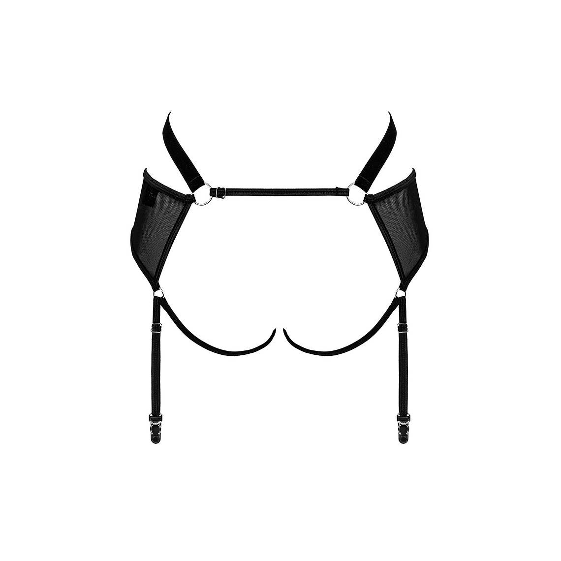 CINTO DE LIGAS COM ABERTURA NA VIRILHA ALLUNES OBSESSIVE - 36-38 S/M 6