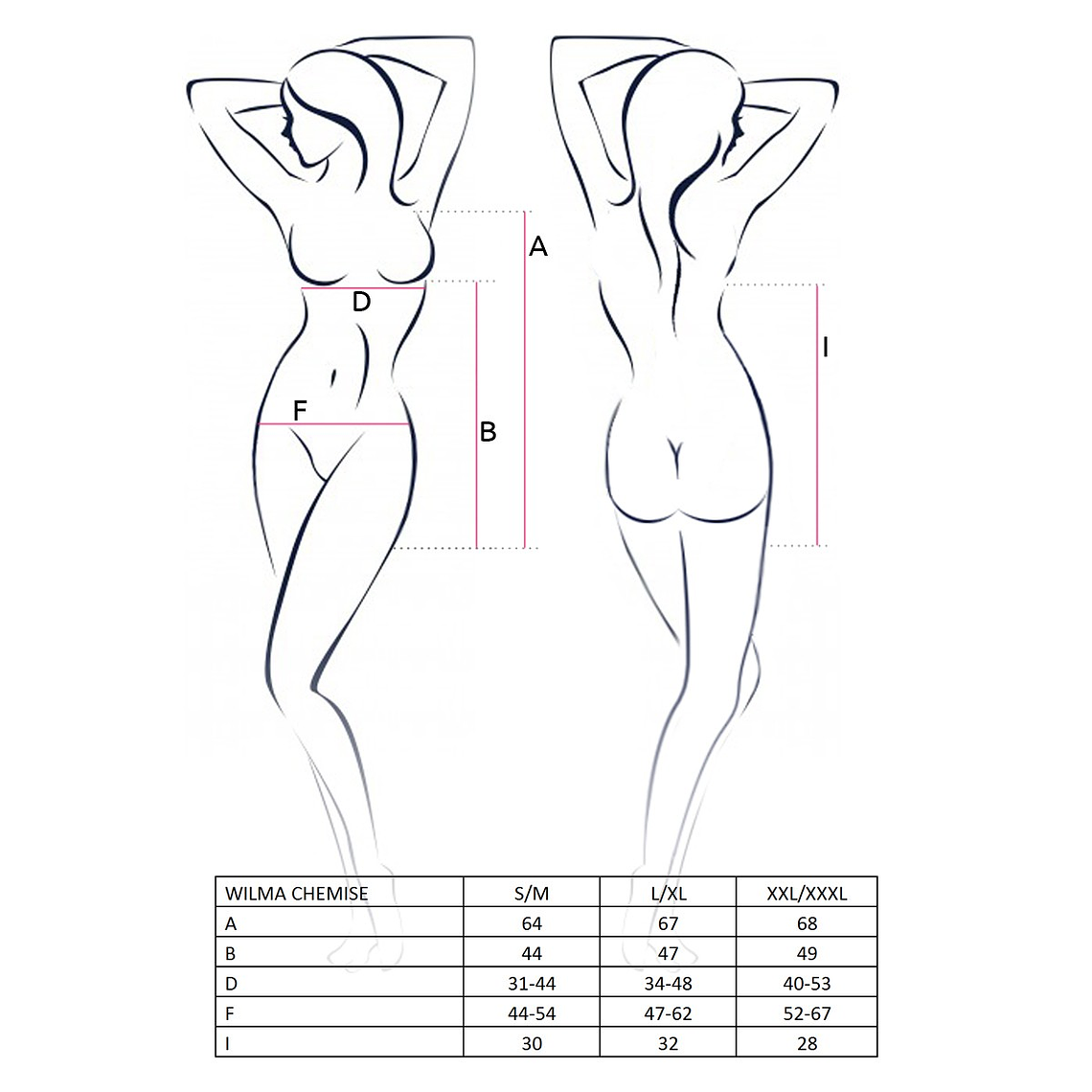 CAMISA DE NOITE E TANGA WILMA BRANCO PASSION - 44-46 XXL/3XL 2