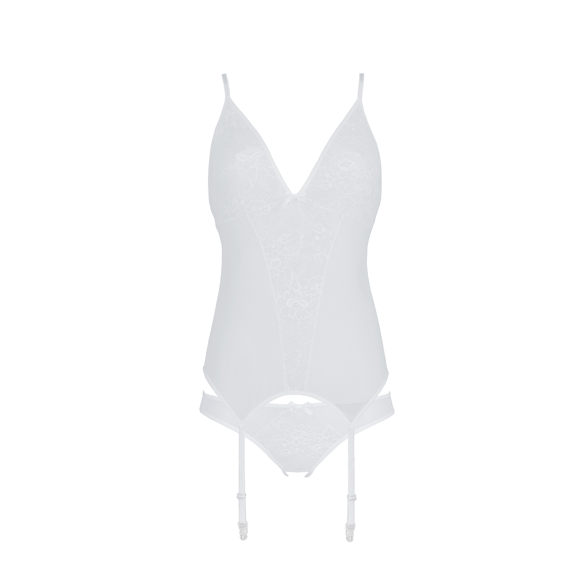 CORPETE E TANGA URSULA BRANCO PASSION - 40-42 L/XL 3