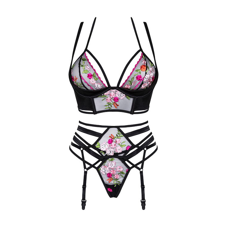 CONJUNTO DE 3 PEÇAS JOANNA PRETO BEAUTY NIGHT FASHION - 40-42 L/XL 8