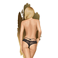 TANGA MERMAID FANTASY PENTHOUSE PRETA - 36-38 S/M - Thumbnail 2