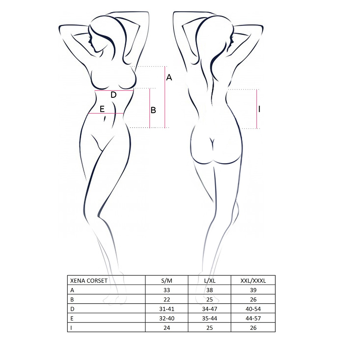 CORPETE E TANGA XENA BRANCO PASSION - 44-46 XXL/3XL 2