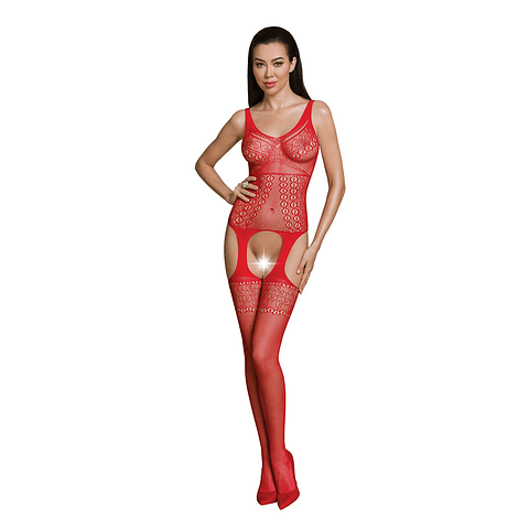 CATSUIT BS010 VERMELHO ECO COLLECTION PASSION  - T. ÚNICO