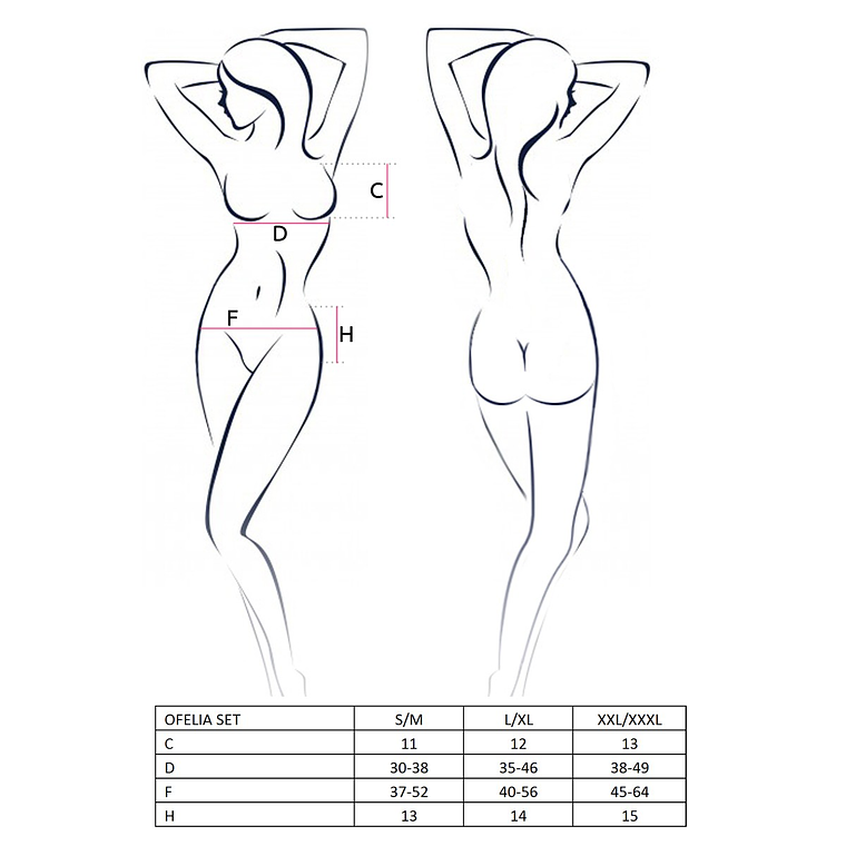 CONJUNTO DE 3 PEÇAS OFELIA BRANCO PASSION - 36-38 S/M 2