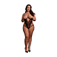 BODY LACE UNDERWIRED PRETO TAMANHO QUEEN LE DÉSIR - 42 XL - thumbnail 1