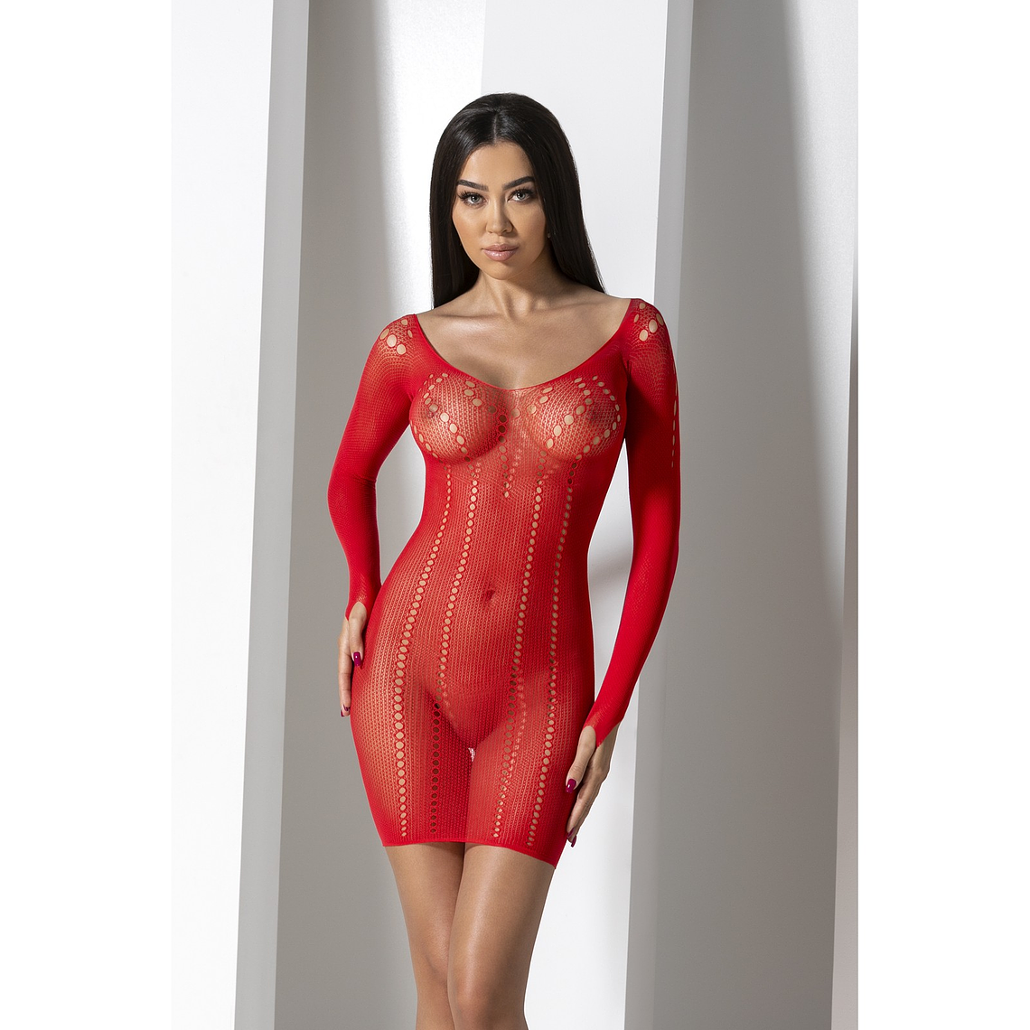VESTIDO BS101 VERMELHO EROTIC LINE PASSION - T. ÚNICO 3