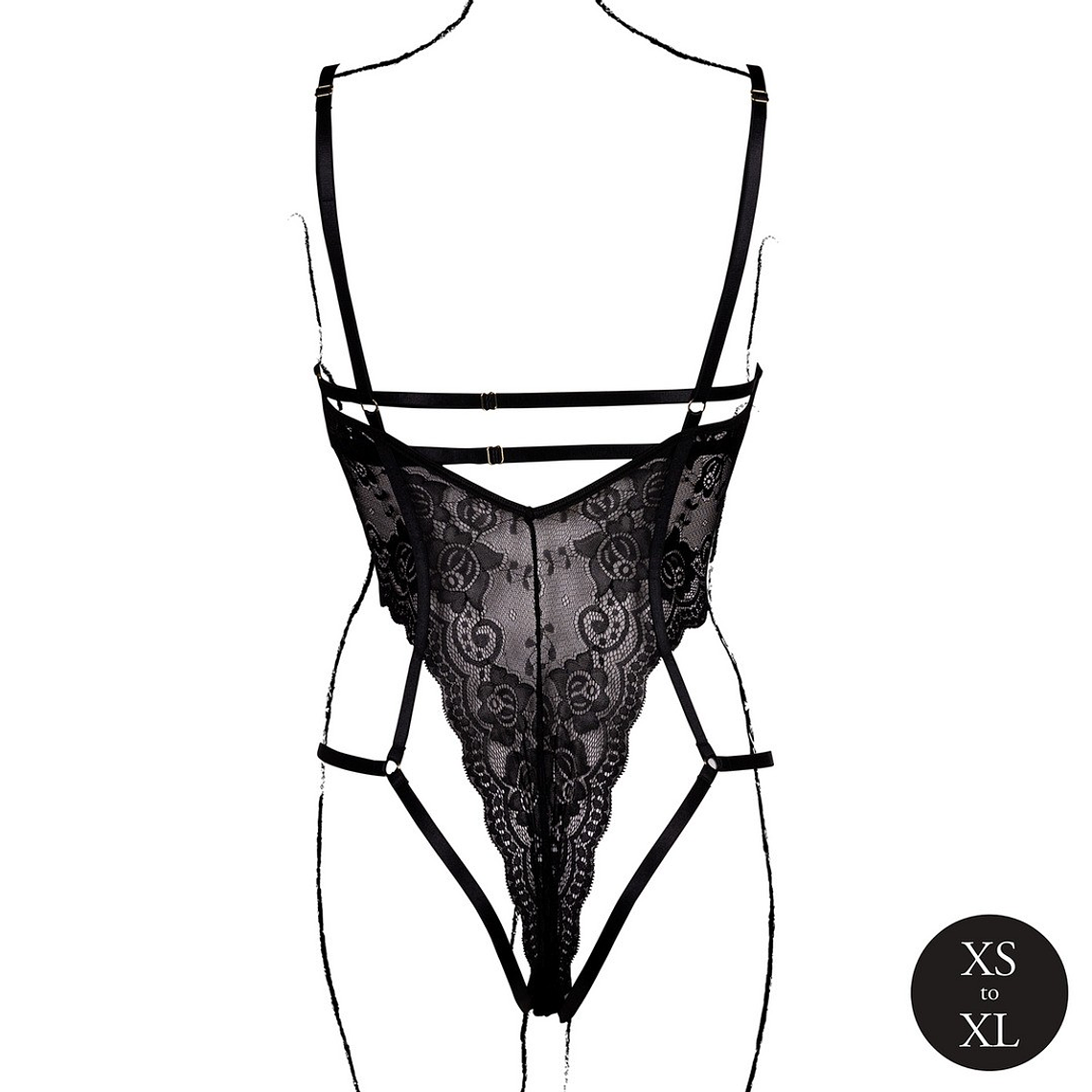 BODY LACE UNDERWIRED PRETO LE DÉSIR - T. ÚNICO 6