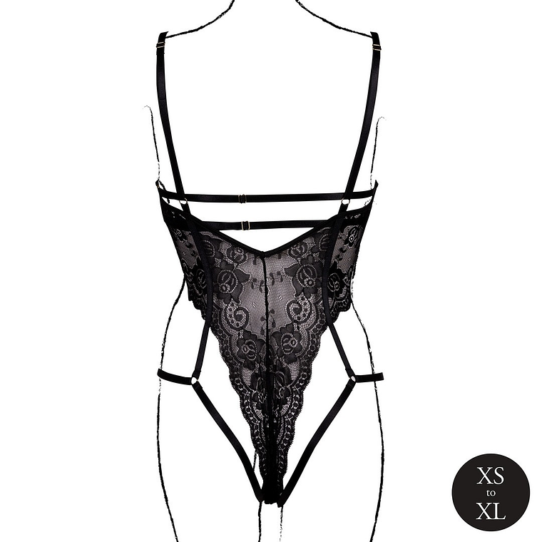 BODY LACE UNDERWIRED PRETO LE DÉSIR - T. ÚNICO 6