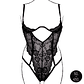BODY LACE UNDERWIRED PRETO TAMANHO QUEEN LE DÉSIR - 42 XL - thumbnail 5