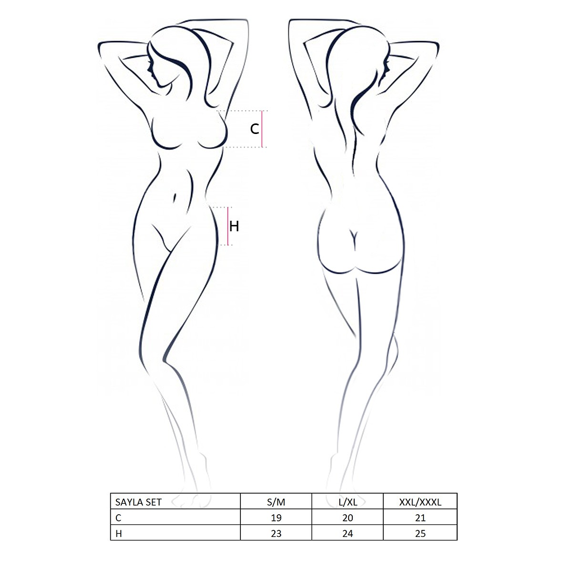 CONJUNTO DE 3 PEÇAS SAYLA PRETO PASSION - 44-46 XXL/3XL 2