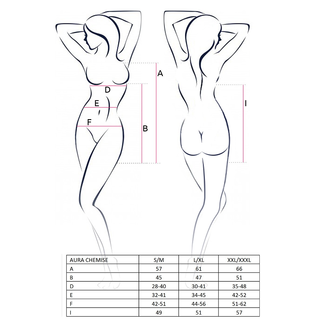 CAMISA DE NOITE E TANGA AURA PRETA PASSION - 44-46 XXL/3XL 2