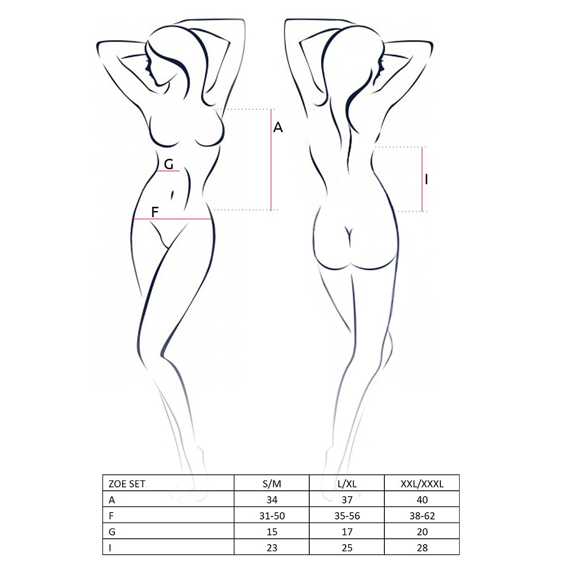 CONJUNTO DE 2 PEÇAS ZOE PRETO PASSION - 44-46 XXL/3XL 2