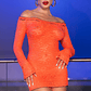 VESTIDO CR-4859 LARANJA CHILIROSE - 38 M - thumbnail 3