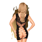 VESTIDO FLAME ON THE ROCK PENTHOUSE PRETO - 42 XL - thumbnail 2
