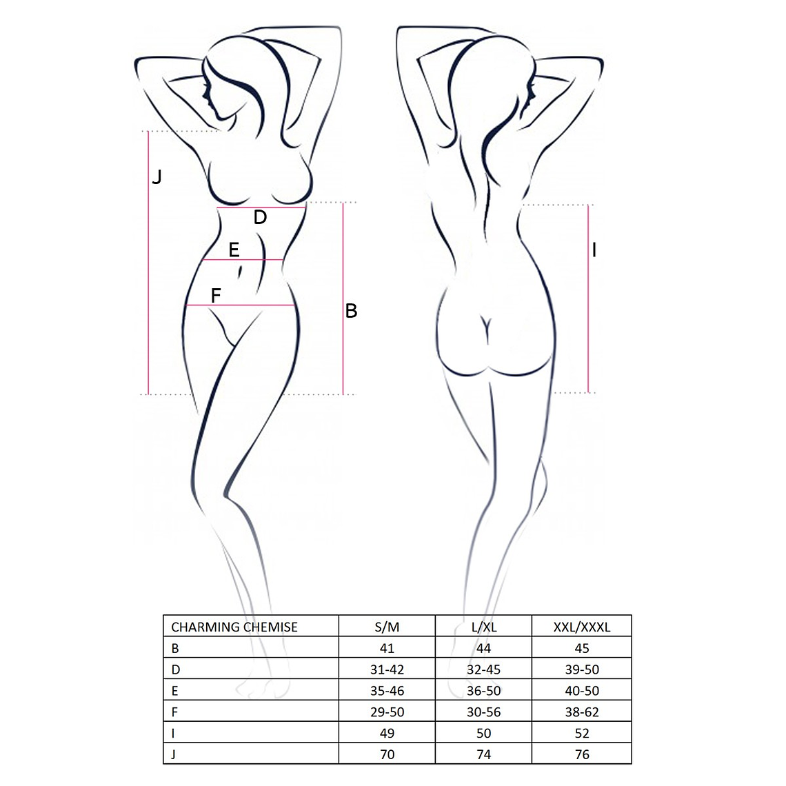 CAMISA DE NOITE E TANGA CHARMING PRETA PASSION - 40-42 L/XL 2