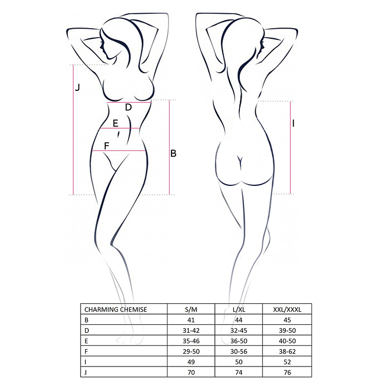 CAMISA DE NOITE E TANGA CHARMING PRETA PASSION - 36-38 S/M 2