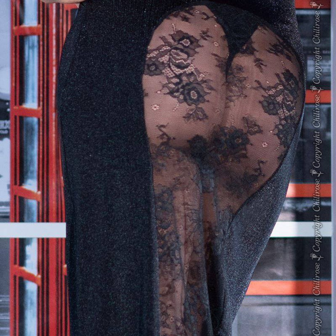 VESTIDO E TANGA CR-4245 PRETO - 36 S 6