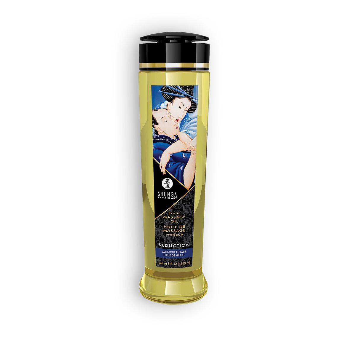 ÓLEO DE MASSAGEM SHUNGA SEDUCTION MIDNIGHT FLOWER 240ML 2