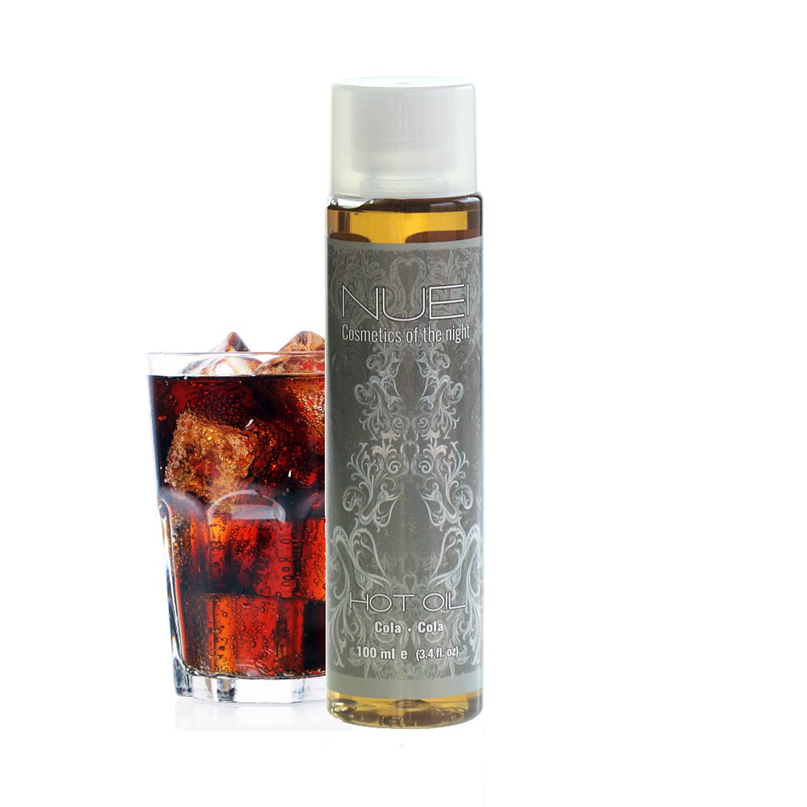 ÓLEO DE MASSAGEM COM EFEITO CALOR COLA HOT OIL NUEI 100ML 1