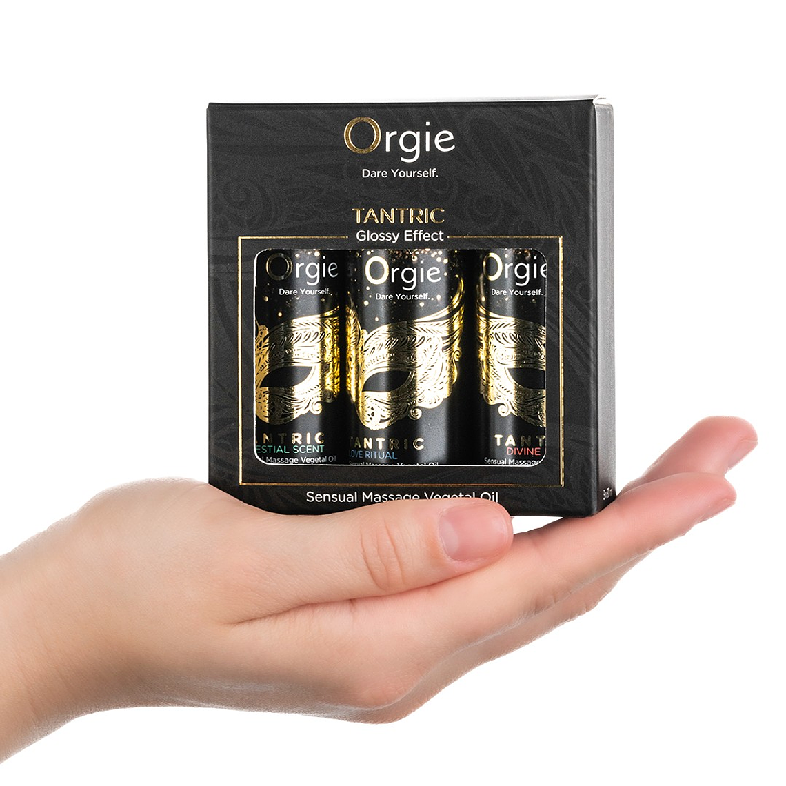CONJUNTO DE ÓLEOS DE MASSAGEM TANTRIC SENSUAL MINI SIZE 3X30ML ORGIE 4