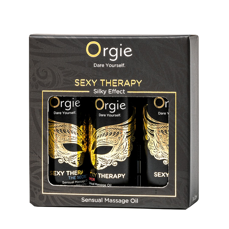 CONJUNTO DE ÓLEOS DE MASSAGEM SEXY THERAPY SENSUAL MINI SIZE 3X30ML ORGIE 5