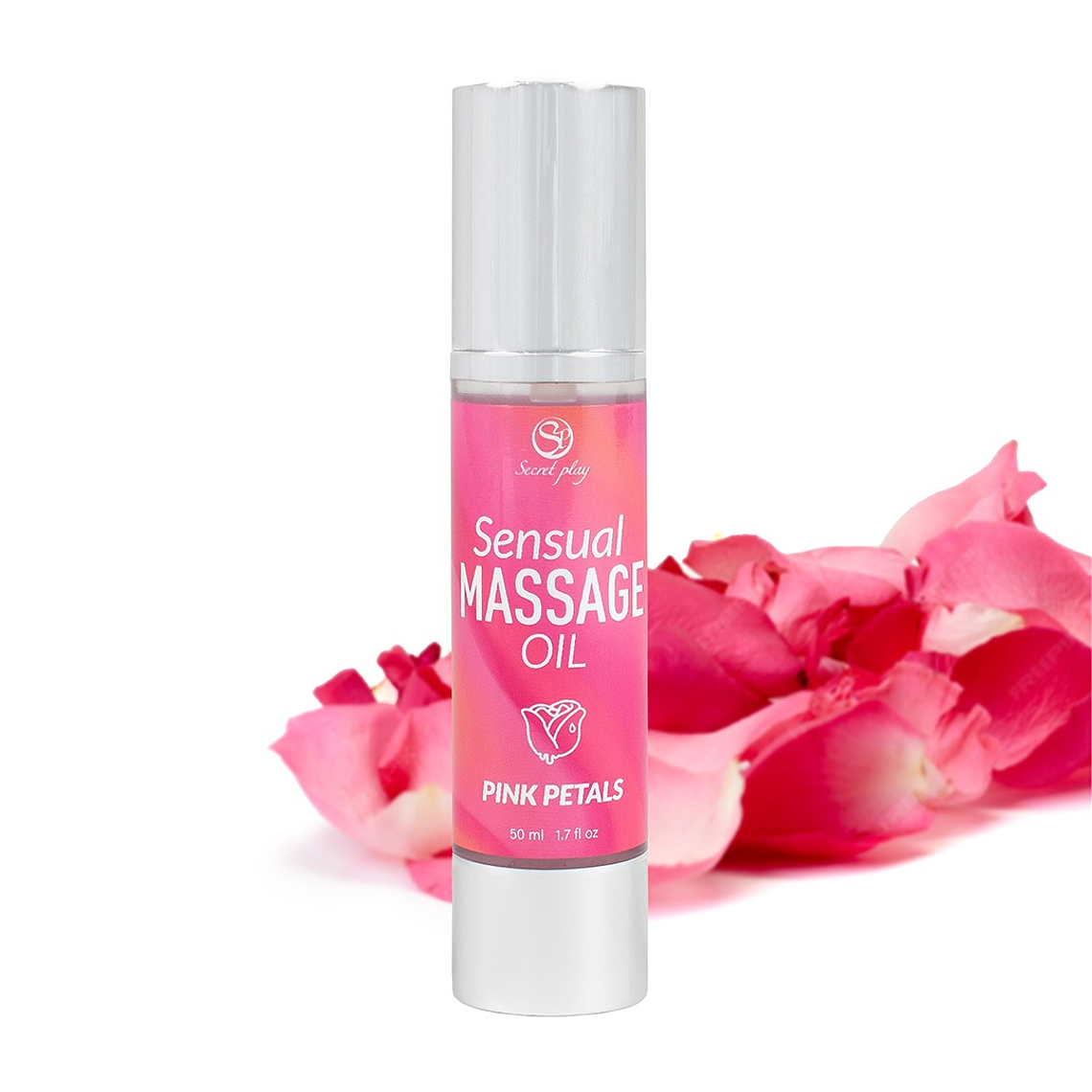 ÓLEO DE MASSAGEM AROMA PÉTALAS DE ROSA 50 ML SECRET PLAY 1