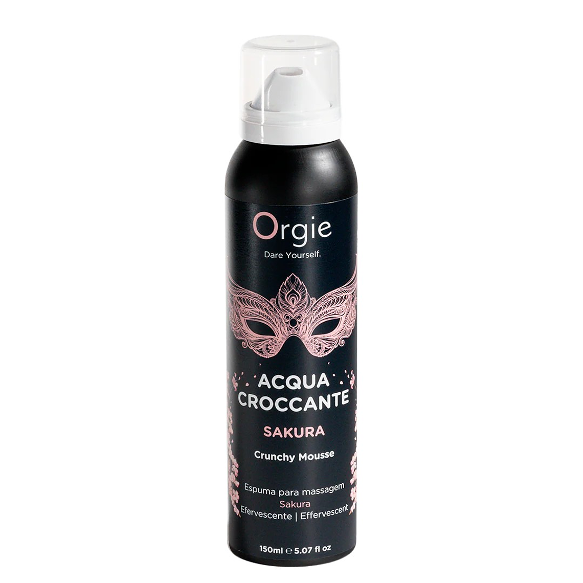 ESPUMA DE MASSAGEM CRACKELING ACQUA CROCCANTE SAKURA 150ML ORGIE 2
