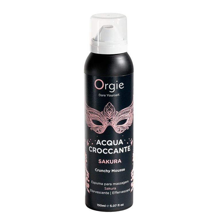 ESPUMA DE MASSAGEM CRACKELING ACQUA CROCCANTE SAKURA 150ML ORGIE 2