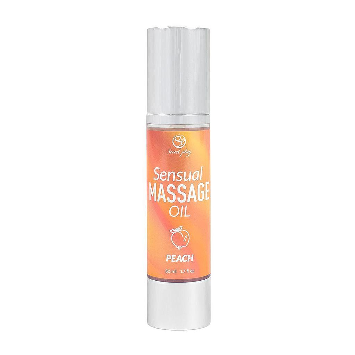 ÓLEO DE MASSAGEM AROMA PÊSSEGO 50 ML SECRET PLAY 4
