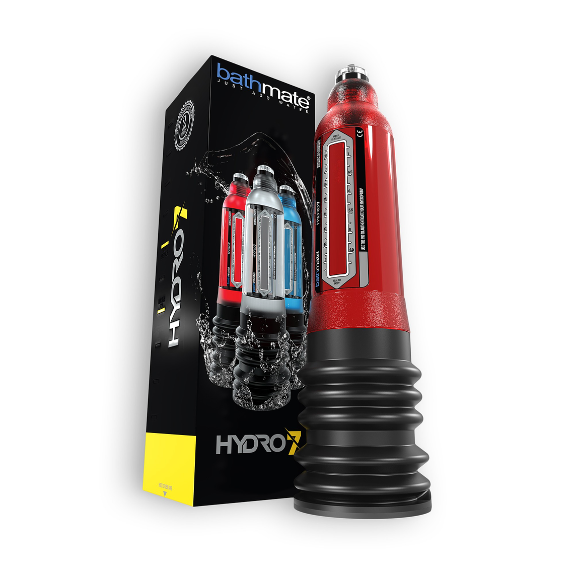 BOMBA PARA O PÉNIS BATHMATE HYDRO 7 HYDRO PUMP VERMELHA 4