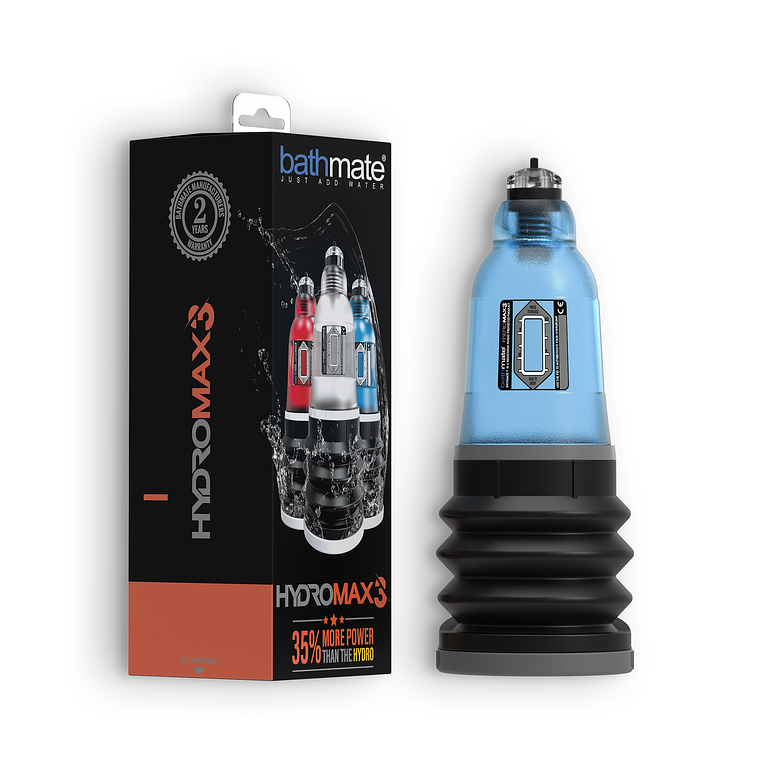 BOMBA PARA O PÉNIS BATHMATE HYDROMAX 3 AZUL 2
